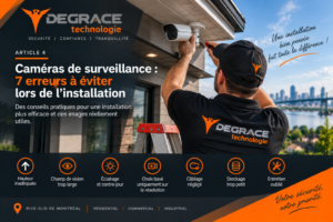 Installation de caméras de surveillance : 7 erreurs à éviter