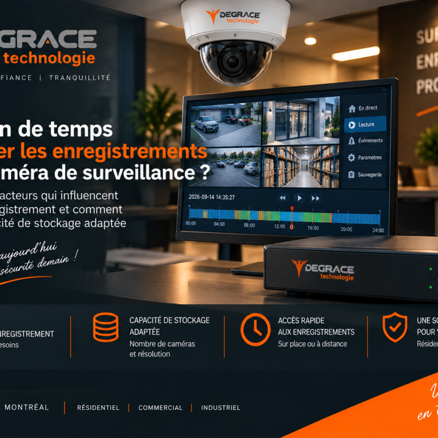 Combien de temps conserver les enregistrements d’une caméra de surveillance?